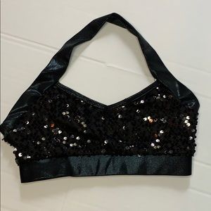 Double Platinum Sequined Performance Bra